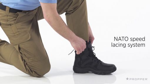 Men's Propper 8" Tactical Duty Boot Side-Zip Boots - 