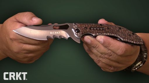 Columbia River Knife & Tool Fossil Compact Folding Knife - 