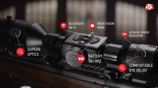 ATN X-Sight 4K Pro 5-20x DGWSXS5204KP - This ATN X-Sight 4K PRO Day & Night SMART HD Optic Gives You More!