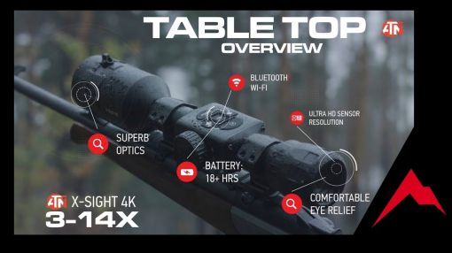 ATN X-Sight 4K Pro 3-14x DGWSXS3144KP - ATN X-Sight-4K 3-14x Pro