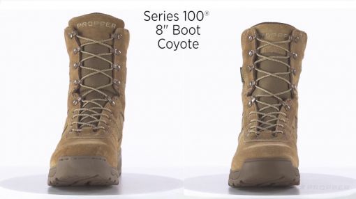 Men's Propper 8" Series 100 Boots F4508 - Series 100 Coyote Combat Boot