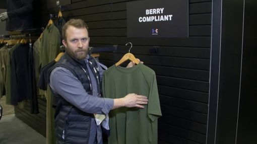 Men's Under Armour Tac Tech Berry Compliant T-Shirt - 