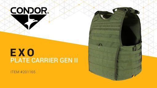 Condor Exo Plate Carrier Gen II 201165-498 - 