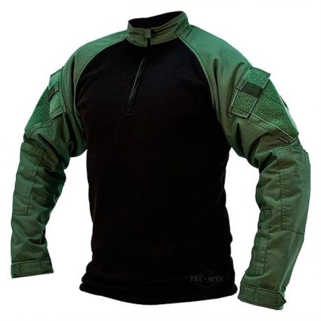 Men's TRU-SPEC Poly / Spandex Ripstop 1/4 Zip Winter Combat Shirts Photo