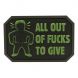 Mil-Spec Monkey All Out PVC Patch - 2