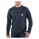 Men's Carhartt Long Sleeve Force Delmont T-Shirt - 0