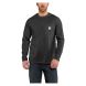 Men's Carhartt Long Sleeve Force Delmont T-Shirt - 0