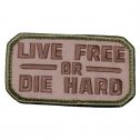 Mil-Spec Monkey Live Free Or Die Hard Patch