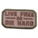 Mil-Spec Monkey Live Free Or Die Hard Patch - 0