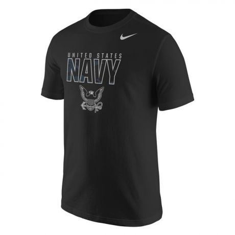 Men's NIKE Navy Camouflage T-Shirt Photo