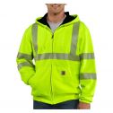 Men's Carhartt Hi-Vis Class 3 Thermal Front Zip Hoodie