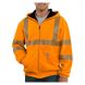 Men's Carhartt Hi-Vis Class 3 Thermal Front Zip Hoodie - 0