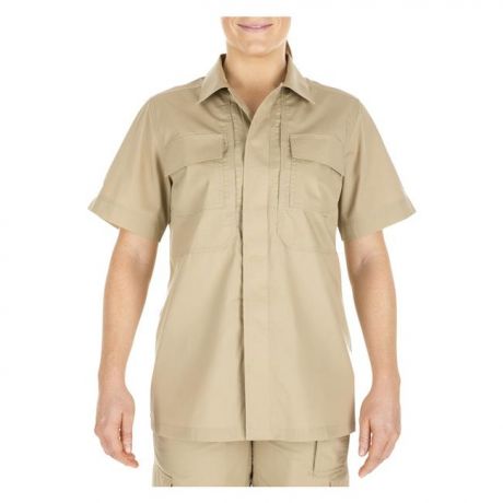 Women's 5.11 Short Sleeve Poly / Cotton Ripstop Taclite TDU Shirt Photo