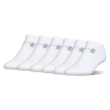 Under Armour Charged Cotton 2.0 No Show Socks - 6 Pack Photo